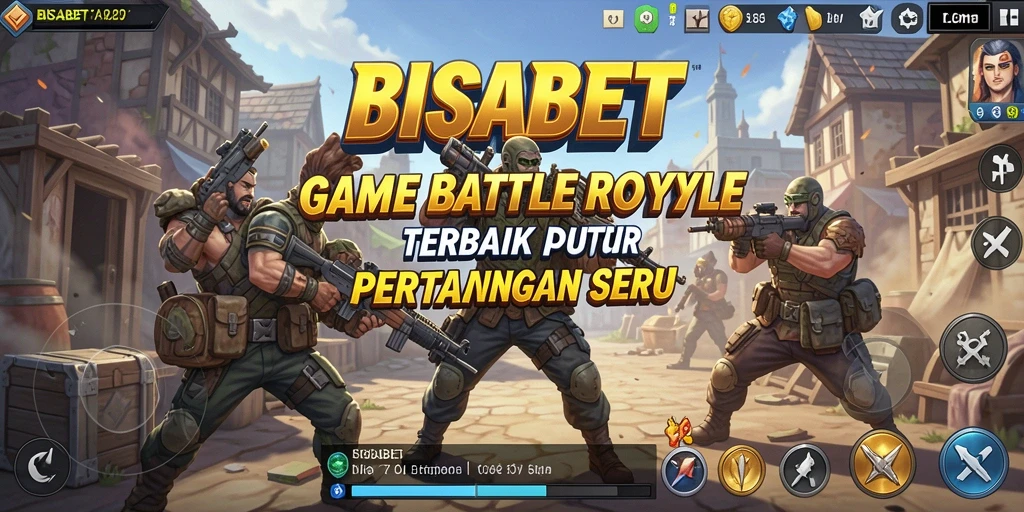 Tampilan gameplay BISABET yang menegangkan di medan perang.