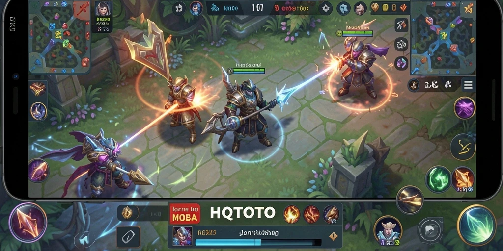 Tangkapan layar gameplay intens di HQTOTO, menampilkan pertempuran seru.