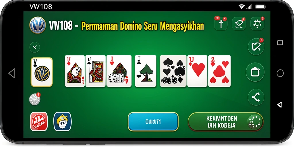 Gameplay seru Domino di VW108 dengan grafis menarik.